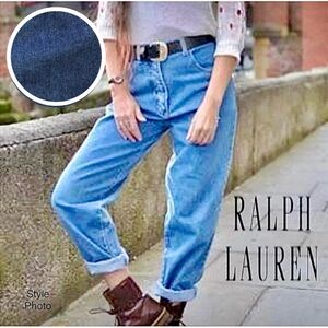 RALPH LAUREN Vintage High-Rise Relaxed Fit Tapered-Leg (W28/29)